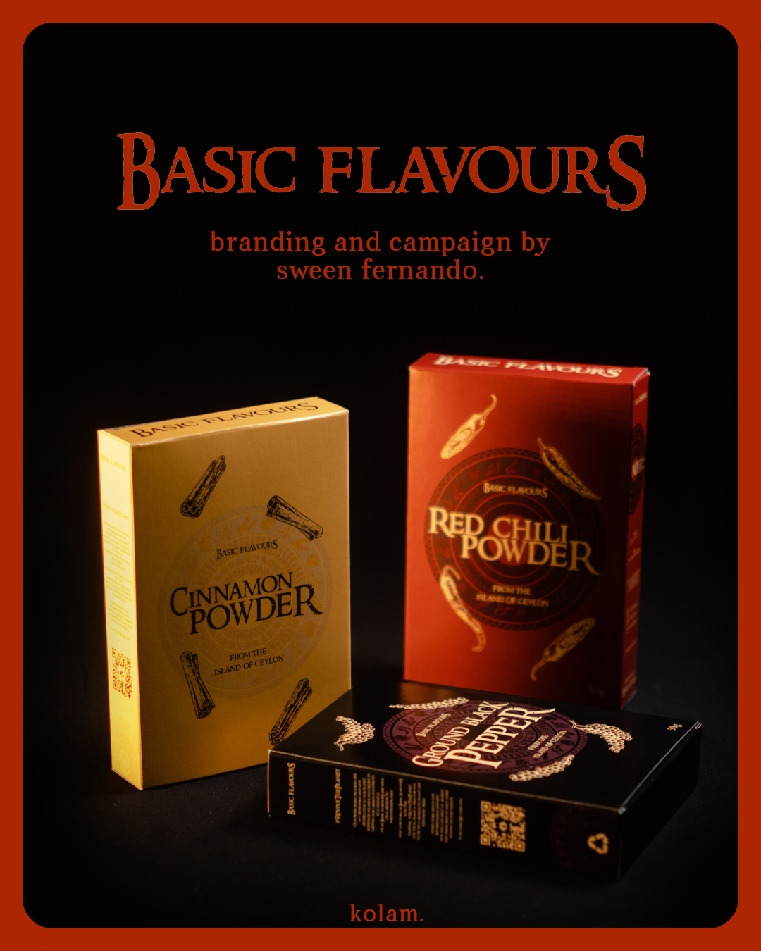 Home basic flavours poster